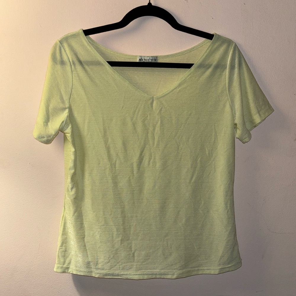 Celery Green Top Petite Large